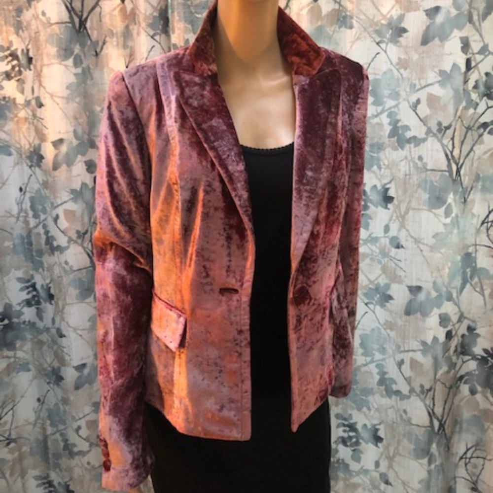 Bill Burns velvet blazer